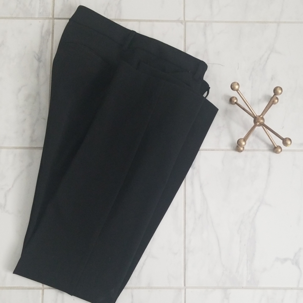 Express black flare dress pants